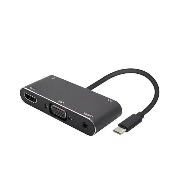 USB 3.1(Type C) to HDMI / VGA 컨버터 [블랙]